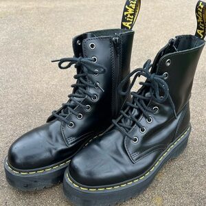 Dr. Martens Jadon Boot Smooth Leather Platforms